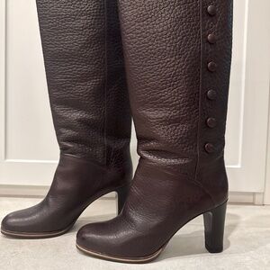 Armani brown tall boots